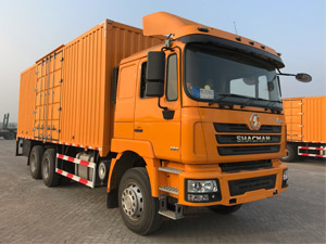 Shacman F3000 6x4 300hp Steel Box Truck with Cummins Engine