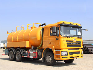 Shacman F3000 6x4 Suction sewage dump tipper vacuum tank truck