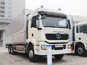 Shacman H3000 6x4 steel box van wing open truck