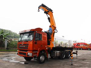 Shacman F3000 20 Ton Kunckle Crane Truck from China