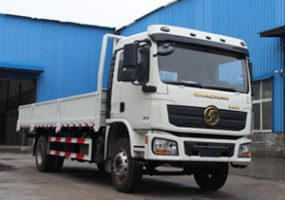 flabtbed truck with side walls