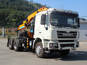 Shacman f3000 knuckle-boomed truck crane with 20 ton lifting capacity