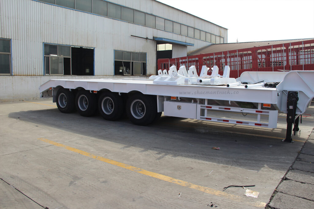 4-axle low-bed semi-trailer, 4-axle lowboy trailers for sale, China