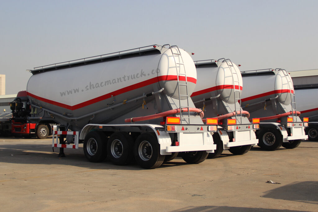 Shacman bulk cement tanker trailer for sale, semi-trailer