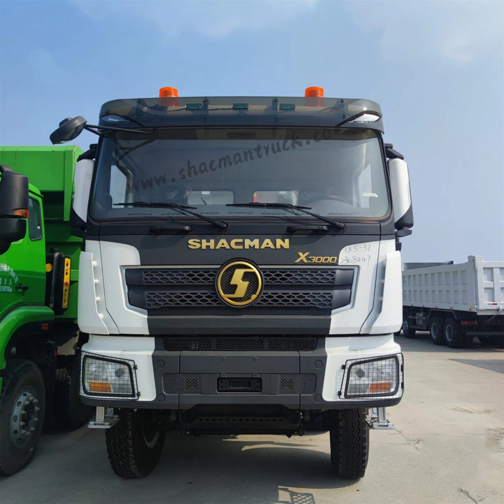 Shacman X3000 8X4 Dump Truck Tipper Heavy Duty Mining Construction Dump Truck with tarpaulin