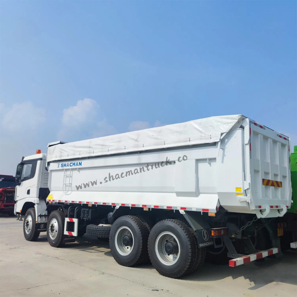 Shacman X3000 8X4 Dump Truck Tipper Heavy Duty Mining Construction Dump Truck with tarpaulin