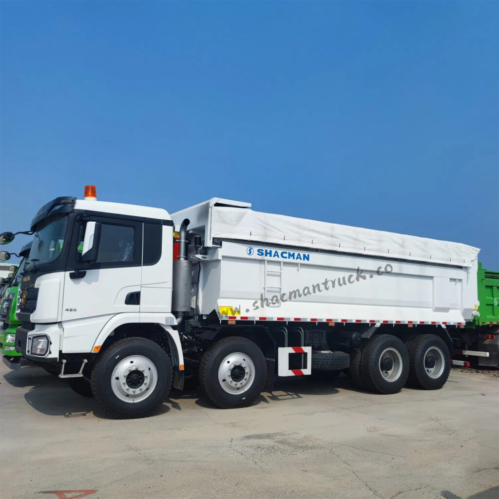 Shacman X3000 8X4 Dump Truck Tipper Heavy Duty Mining Construction Dump Truck with tarpaulin